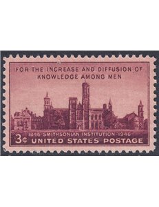 USA 1946 Smithsonian Institution MNH**