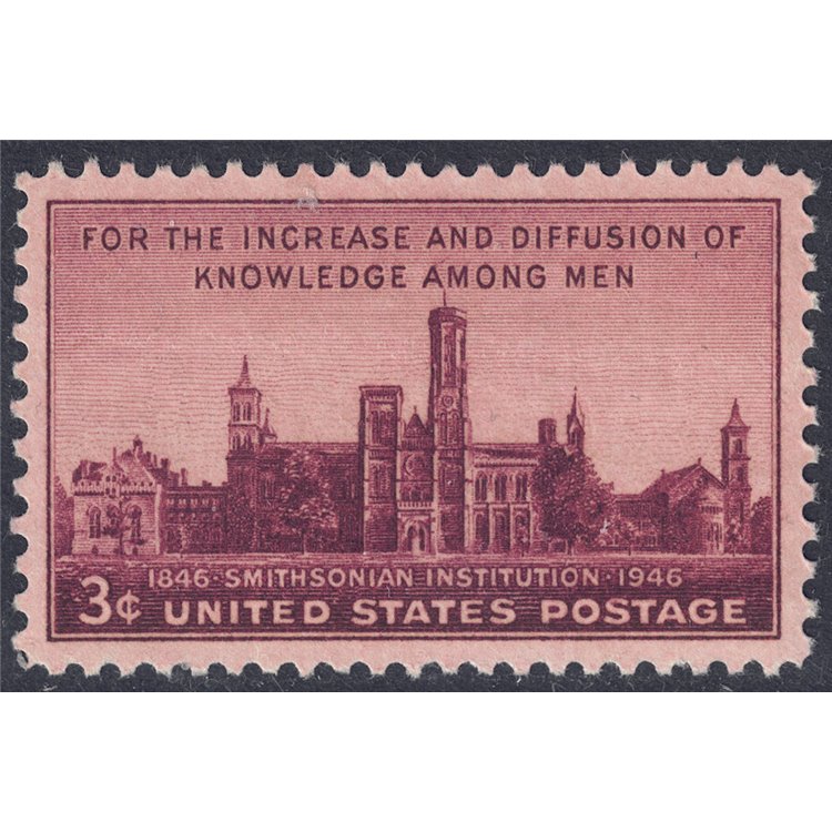 USA 1946 Istituzione Smithsoniana MNH**