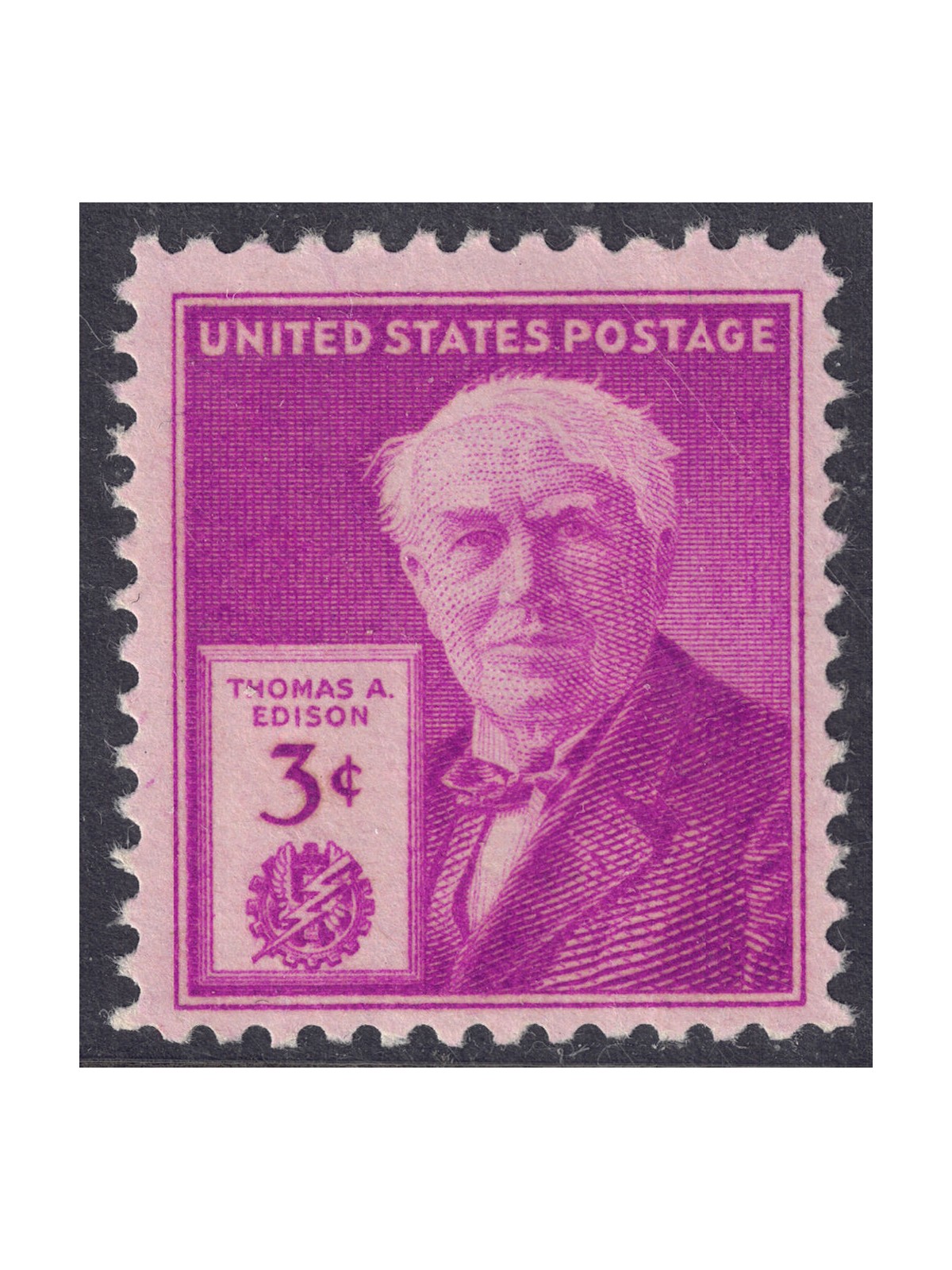 USA 1947 Thomas Alva Edison MNH**