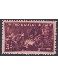 USA 1947 In onore dei Medici MNH**