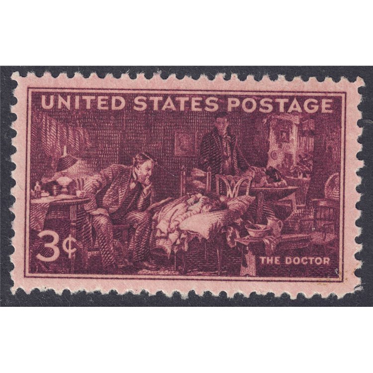 USA 1947 In honor of the Doctors MNH**