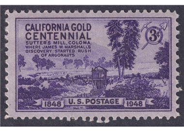 USA 1948 Scoperta dell'oro MNH**