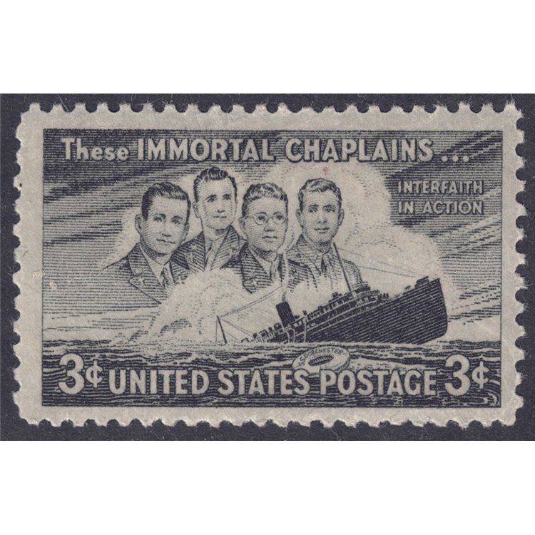 USA 1948 In memoria dei cappellani militari MNH**