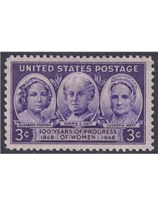 USA 1948 Emancipation of American Women MNH**