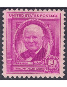 USA 1948 In honor of William Allen White MNH**
