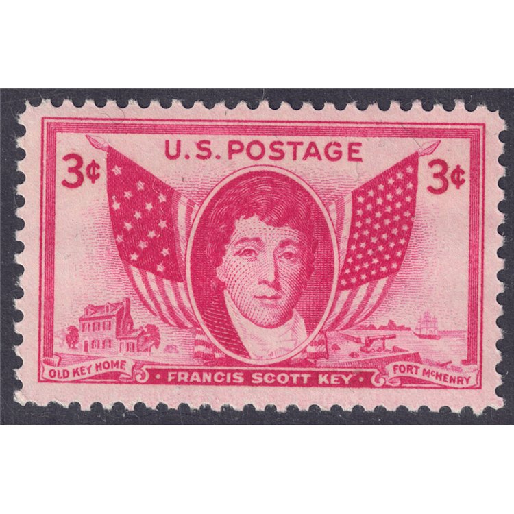 USA 1948 In honor of Francis Scott Key MNH**