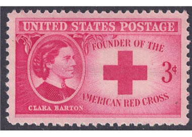 USA 1948 In onore di Clara Barton MNH**