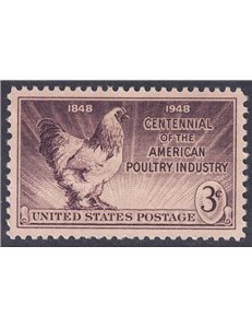 USA 1948 Industrial poultry farming MNH**