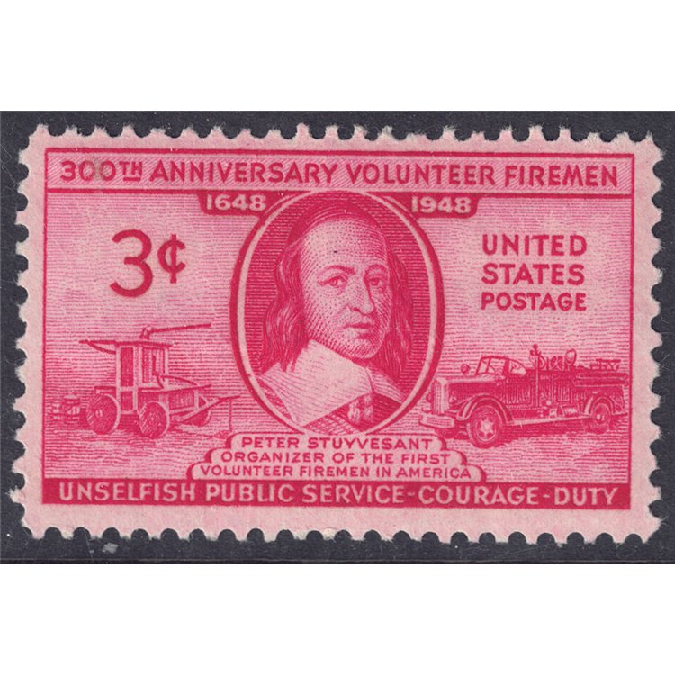 USA 1948 Associazione dei pompieri volontari MNH**