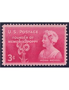USA 1948 Moina Michael MNH**