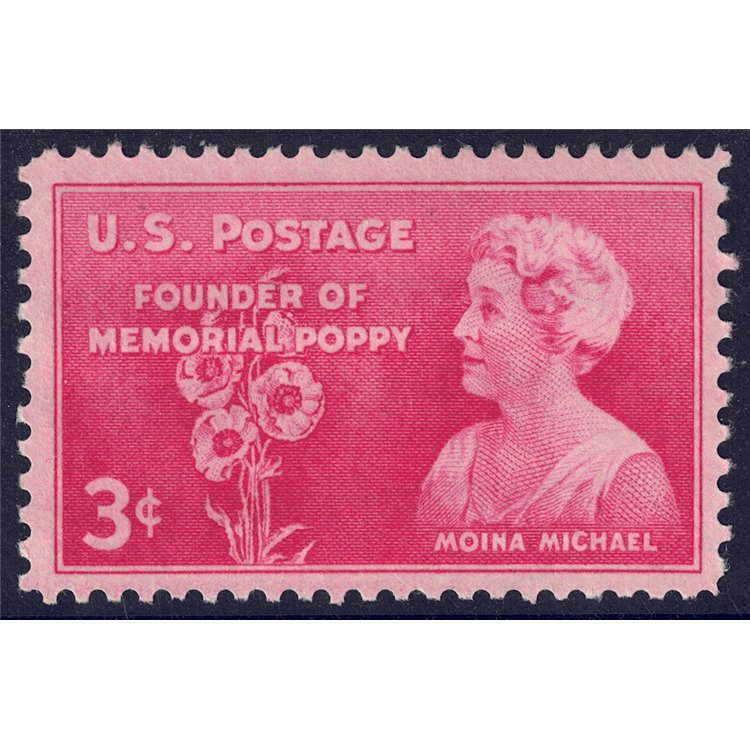 USA 1948 Moina Michael MNH**