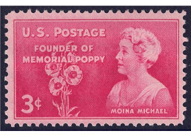 USA 1948 Moina Michael MNH**