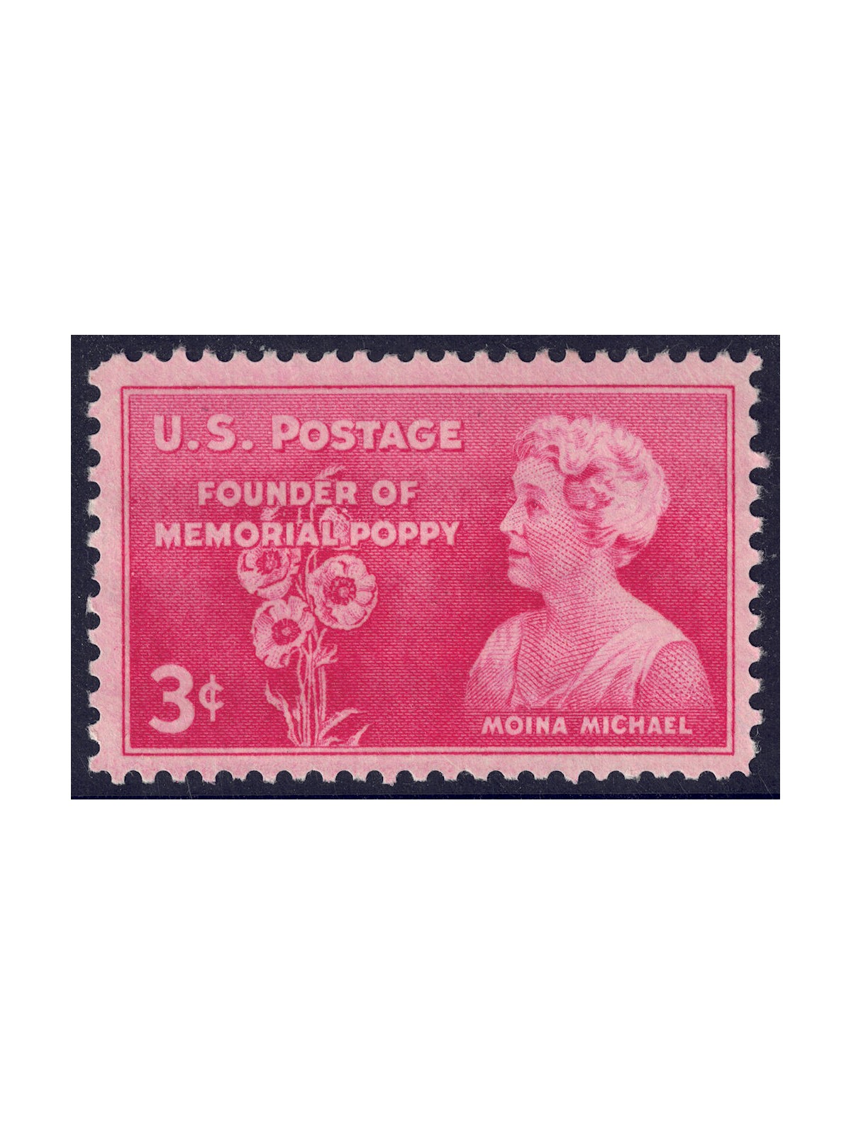 USA 1948 Moina Michael MNH**
