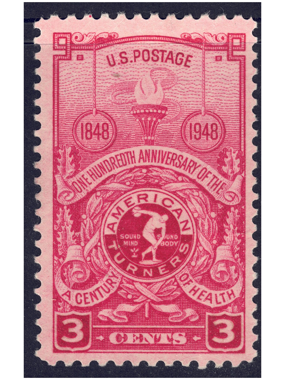 USA 1948 American Turners Society MNH**