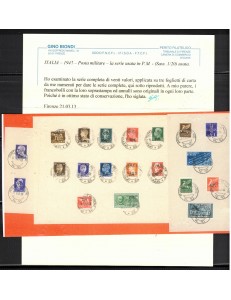 ITALIA REGNO 1943 Posta militare 20v us ©