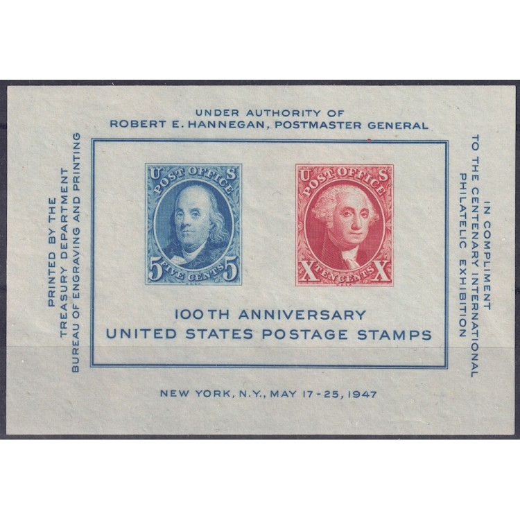 USA 1947 Stamp Exhibition s/s MH*