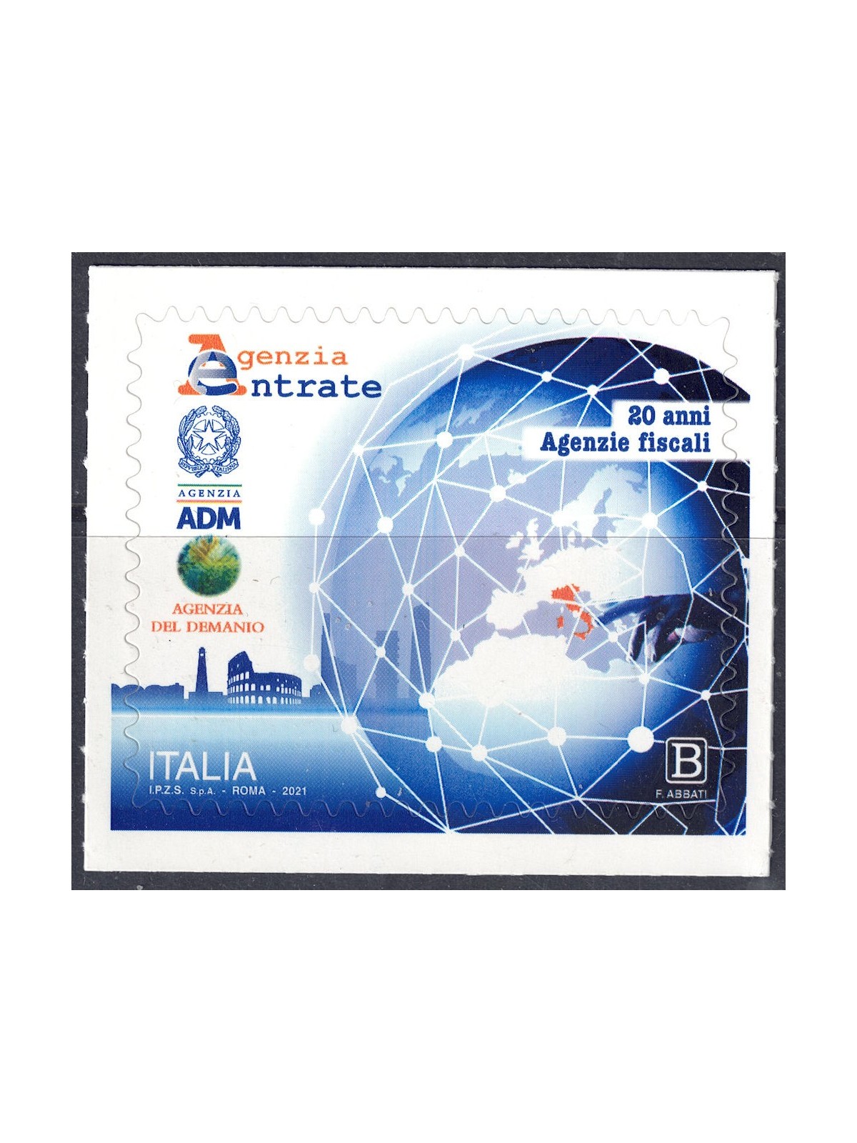 ITALY 2021 Tax Agencies MNH**