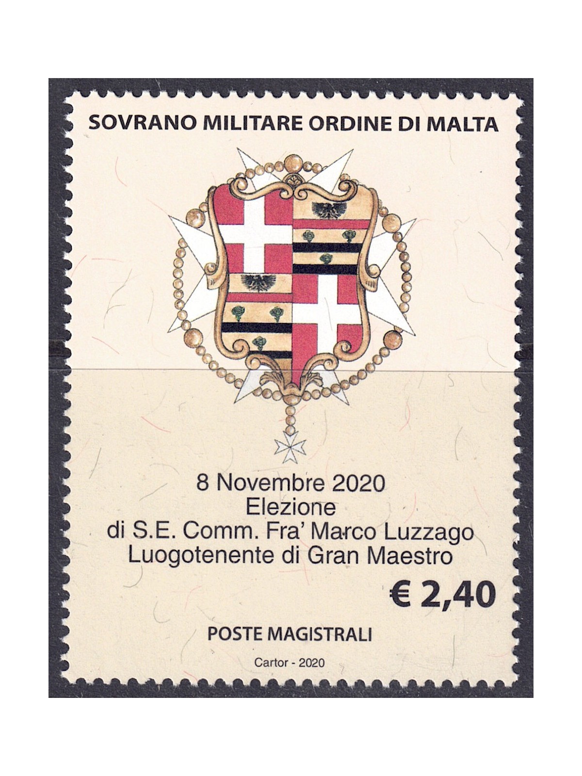 SMOM 2020 Frà Marco Luzzago MNH**