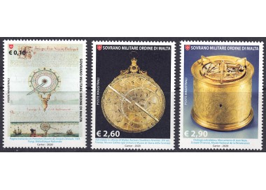 SMOM 2020 Ancient nautical and planispheric instruments 3v MNH**