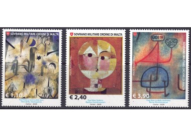 SMOM 2020 Maestri della pittura 3v MNH**