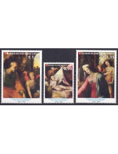 SMOM 2020 Christmas 3v MNH**