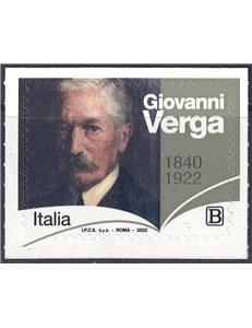 ITALIA 2022 Giovanni Verga MNH**