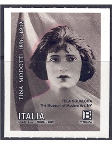 ITALY 2022 Tina Modotti MNH**