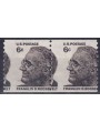 USA 1968 Variety 6c Roosevelt (moved perforation) 2v MNH**