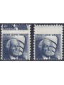 USA 1966 Variety 2c Wright (moved perforation) 2v MNH**