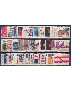 USA 1968 Complete vintage 31v MNH**