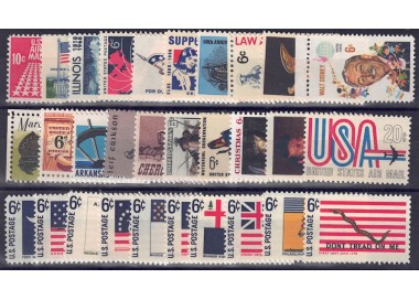 USA 1968 Complete vintage 31v MNH**