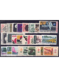USA 1969 Annata completa 23v MNH**