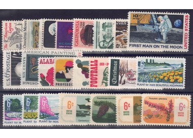 USA 1969 Complete vintage 23v MNH**