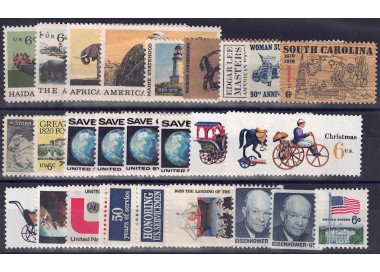 USA 1970 Annata completa 27v MNH**
