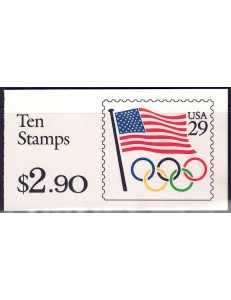 USA 1991 Olympic Flag and Rings booklet MNH**