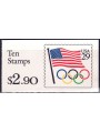 USA 1991 Bandiera e anelli olimpici LB MNH**