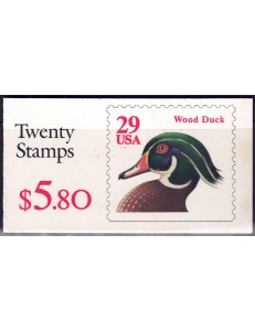 USA 1991 Wood Duck (174) booklet MNH**
