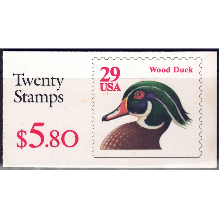 USA 1991 Wood Duck (174) booklet MNH**