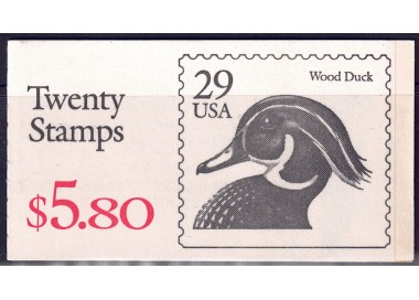 USA 1991 Wood Duck (173) booklet MNH**