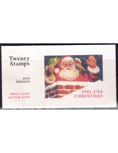 USA 1991 Christmas (Santa Claus) booklet MNH**