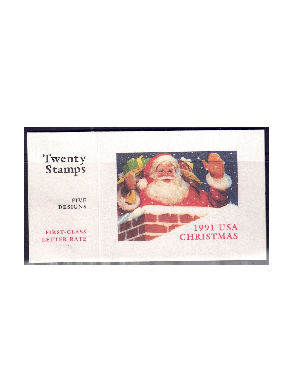 USA 1991 Christmas (Santa Claus) booklet MNH**