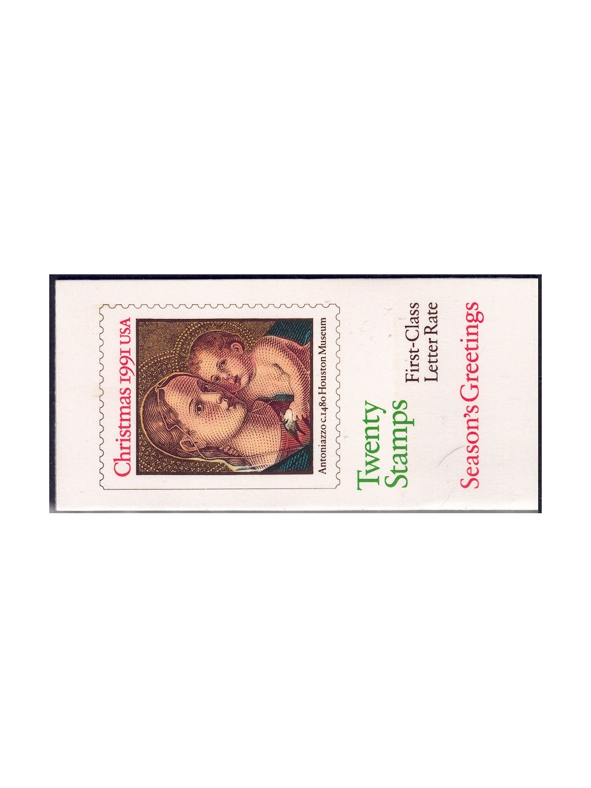 USA 1991 Natale (Madonna) LB MNH**