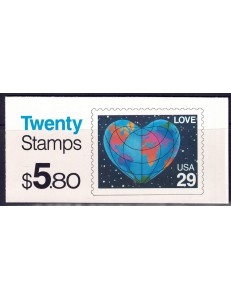 USA 1991 Exaltation of the concept of Love booklet MNH**