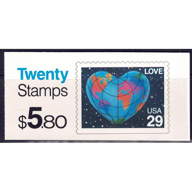 USA 1991 Esaltazione del concetto Amore LB MNH**