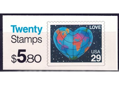 USA 1991 Esaltazione del concetto Amore LB MNH**