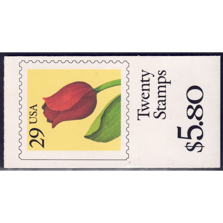 USA 1991 Tulip (29c) booklet MNH**