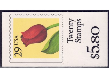 USA 1991 Tulip (29c) booklet MNH**