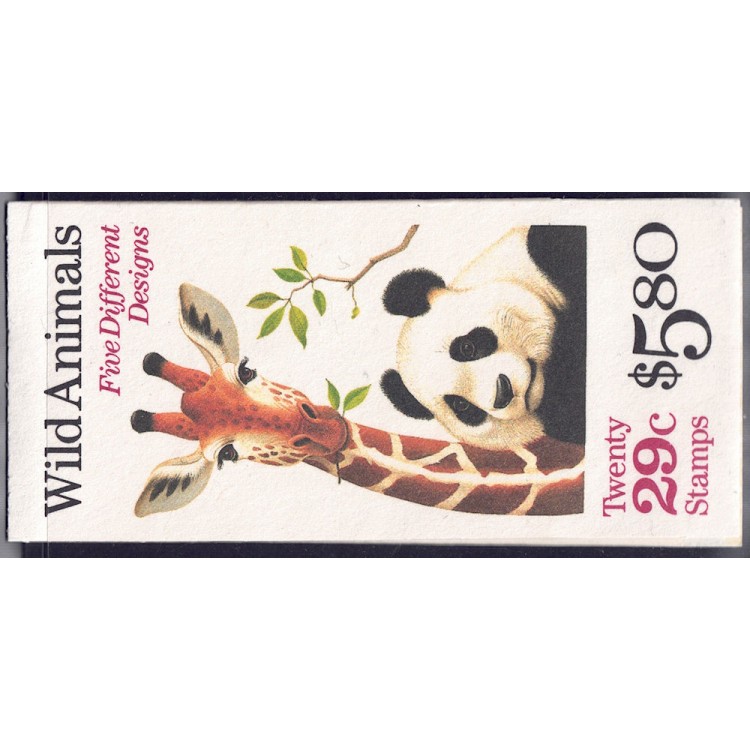 USA 1992 Wild animals booklet MNH**