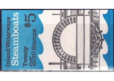 USA 1989 Steamboats booklet MNH**
