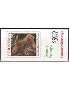 USA 1989 Christmas (Madonna) booklet MNH**